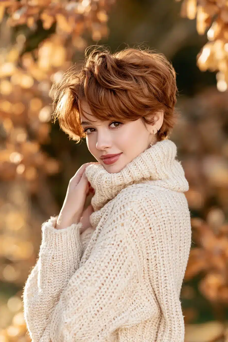 27 Gorgeous Autumn Hairstyles for Short Hair That Feel Cozy and Chic