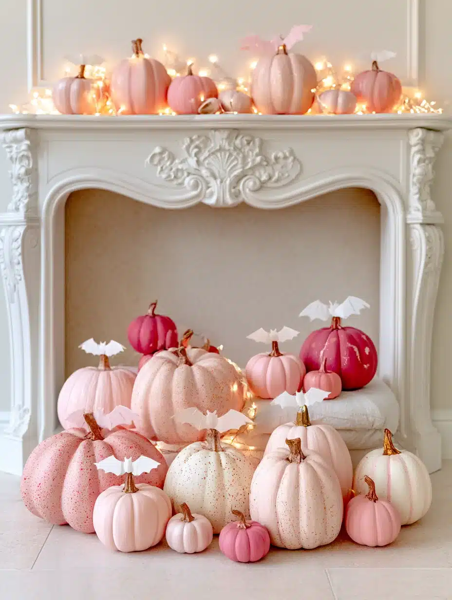 27 Enchanting Pink Halloween Decor Ideas For A Playfully Spooky Home