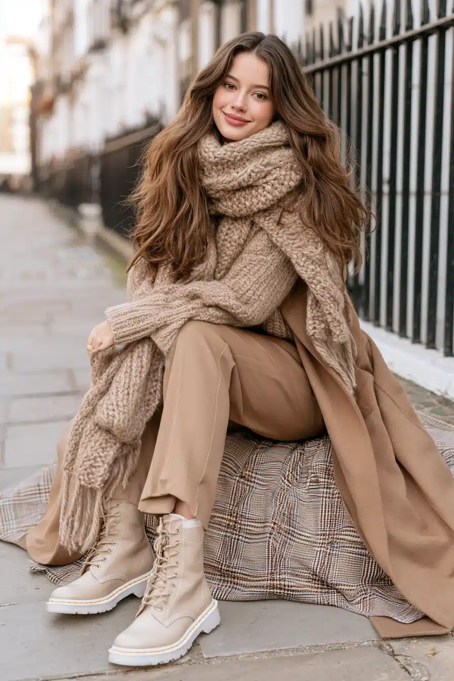 27 Cozy Winter Outfits With Scarves For Effortless Style