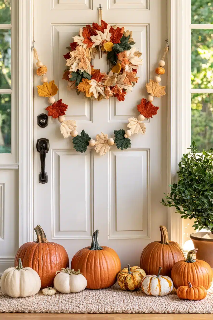 27 Easy DIY Fall Wreaths For A Welcoming Front Door