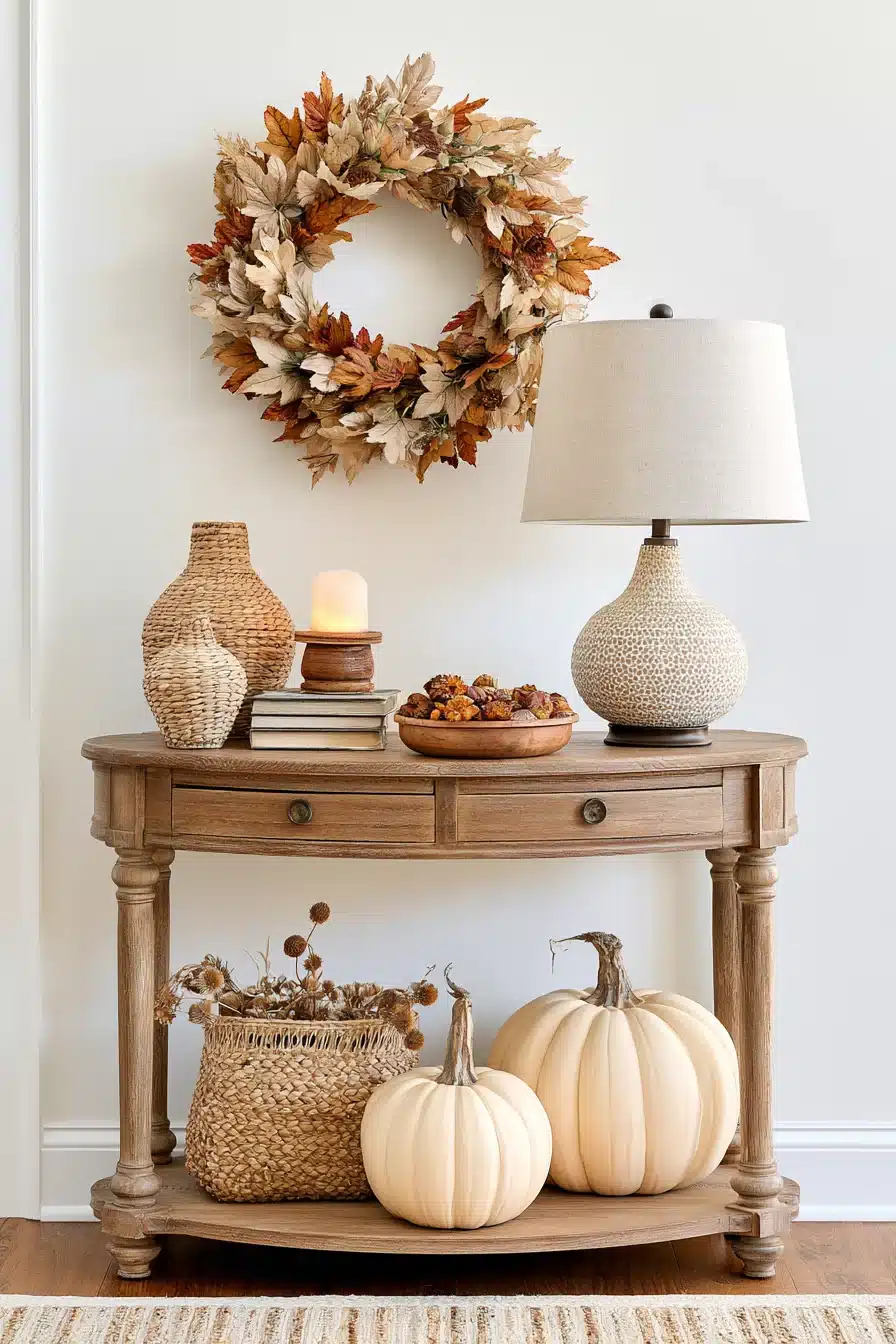 27 Cozy Fall Entryway Decor Ideas For A Warm Welcome