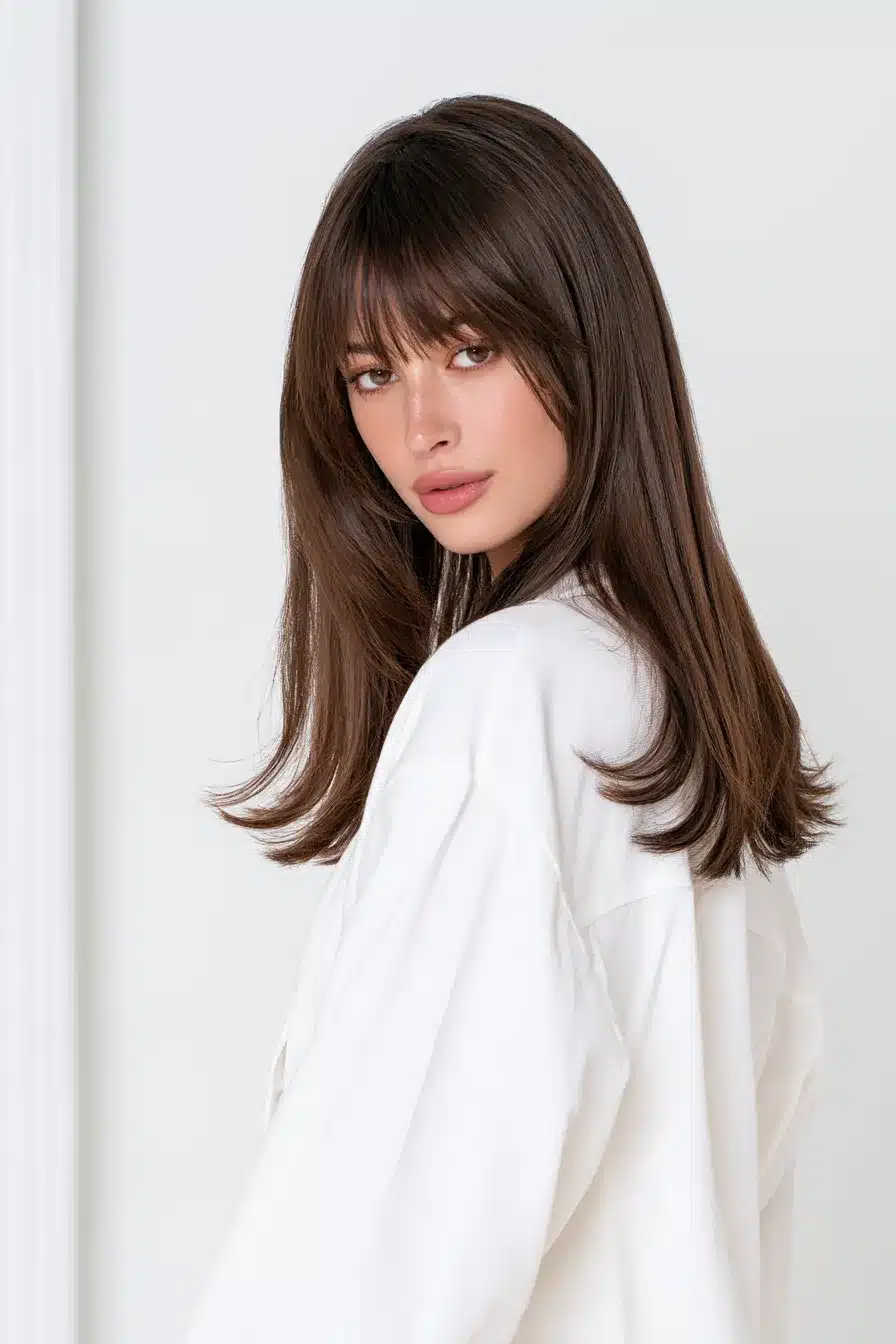 27 Gorgeous Layered Hair With Bangs Ideas For A Fresh New Look