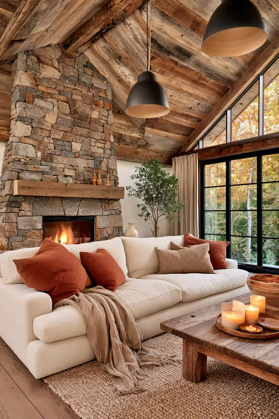 27 Stunning Fall Ceiling Designs That Bring Cozy Autumn Charm Indoors