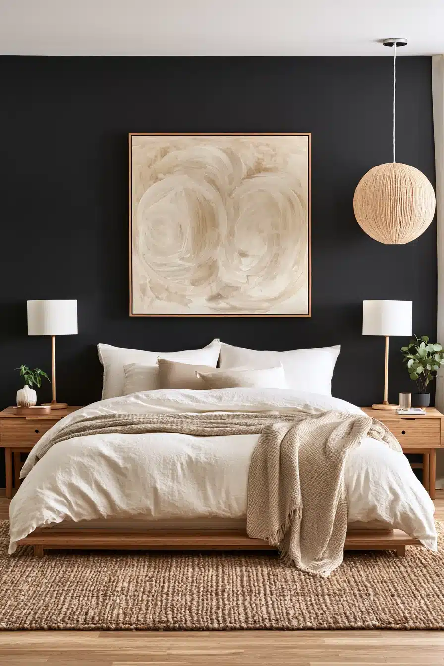 27 Stunning Black Accent Wall Bedroom Ideas For A Stylish Makeover