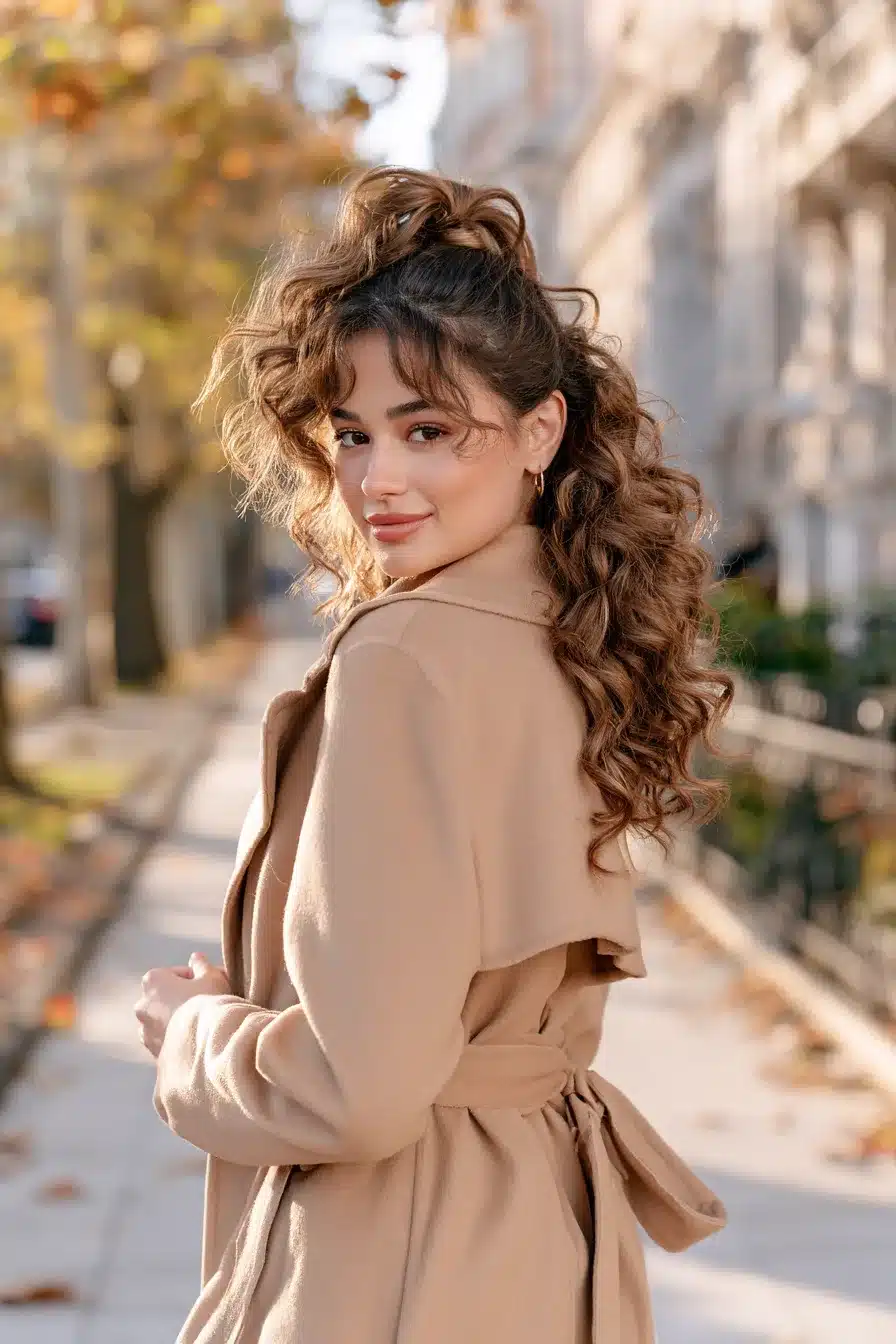 27 Gorgeous Autumn Curly Hairstyles for a Cozy Seasonal Look