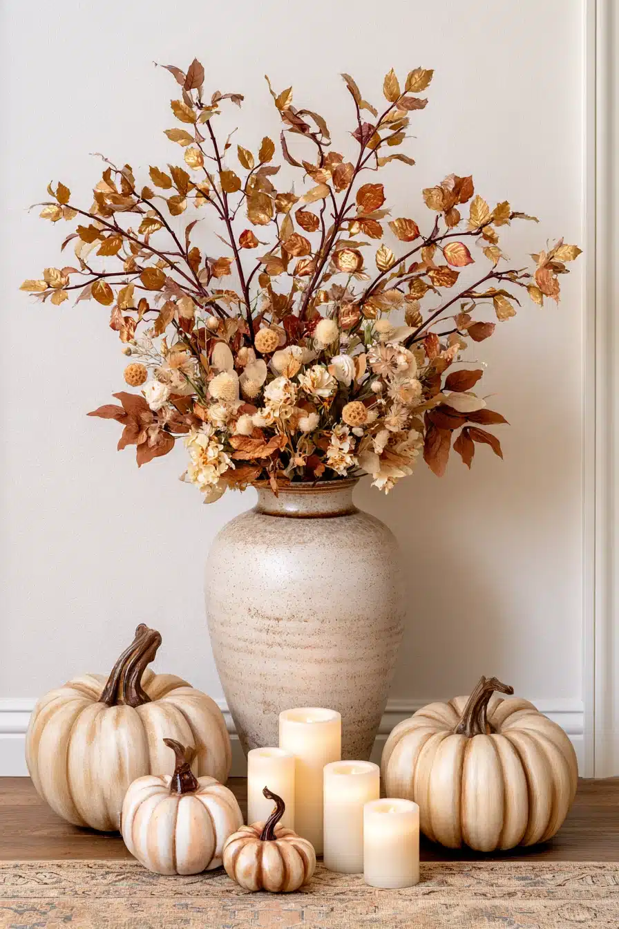 27 Cozy Fall Entryway Decor Ideas For A Warm Welcome
