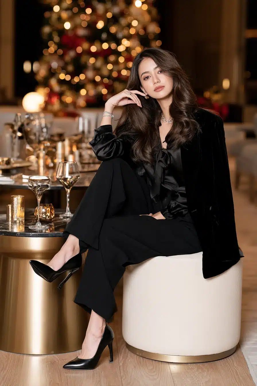 27 Chic Work Christmas Party Outfit Ideas To Celebrate In Style