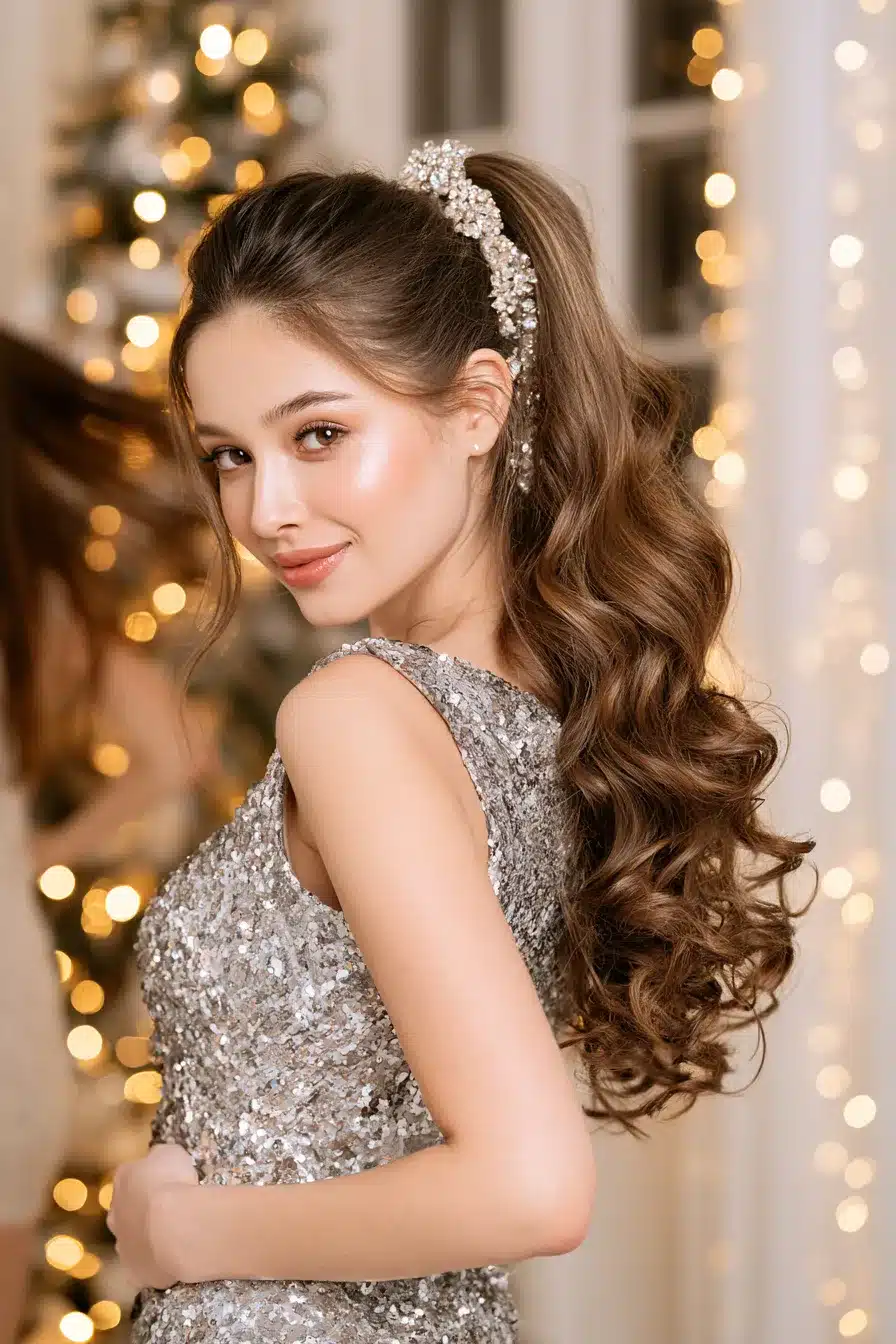 27 Gorgeous Christmas Hair Ideas For A Magical Festive Look
