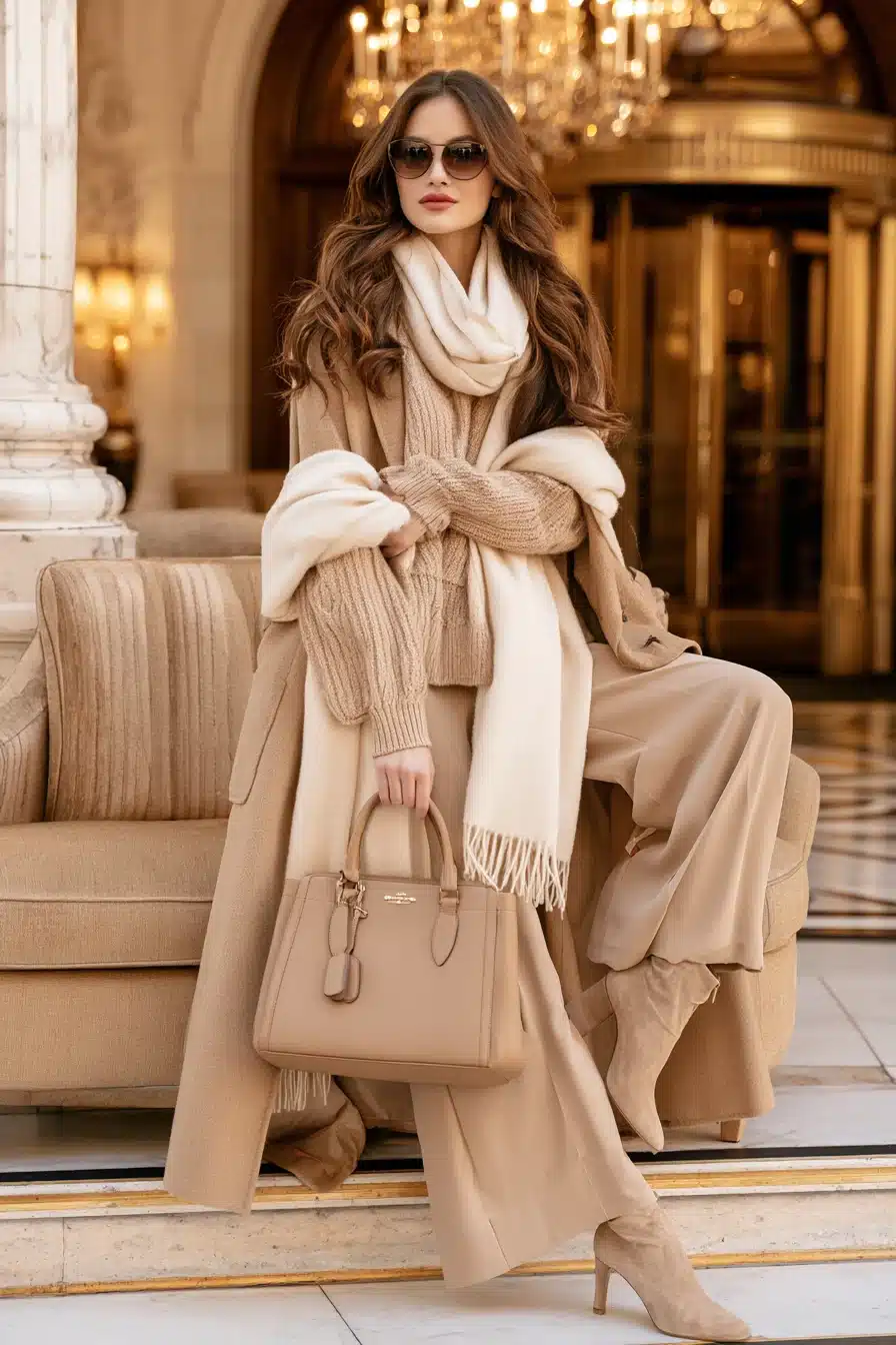 27 Cozy Winter Outfits With Scarves For Effortless Style