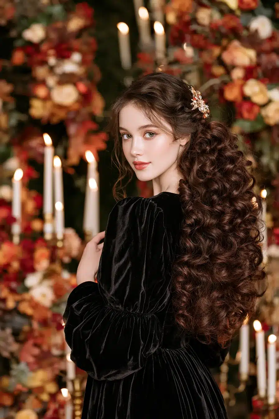 27 Gorgeous Autumn Curly Hairstyles for a Cozy Seasonal Look
