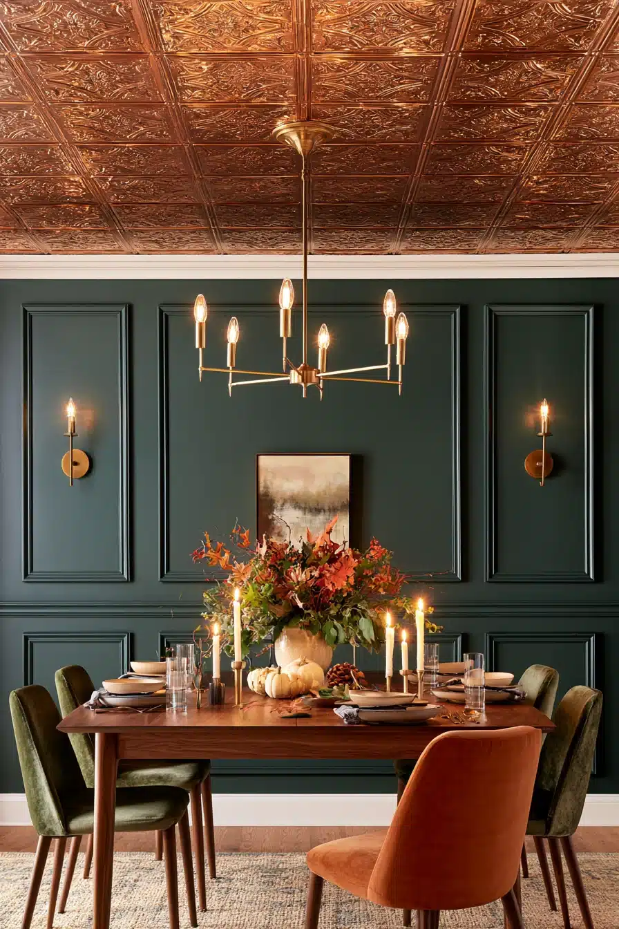27 Stunning Fall Ceiling Designs That Bring Cozy Autumn Charm Indoors