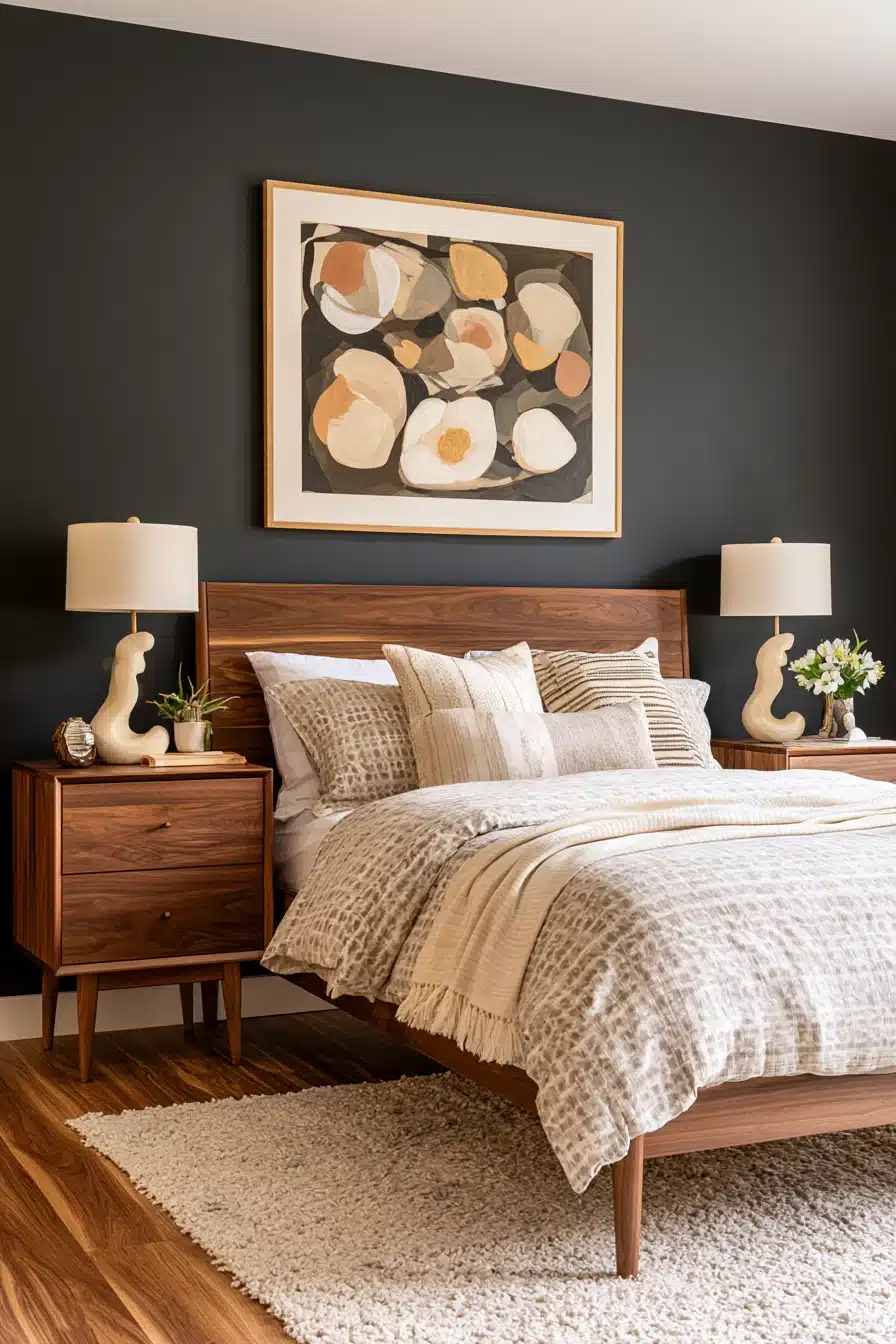 27 Stunning Black Accent Wall Bedroom Ideas For A Stylish Makeover