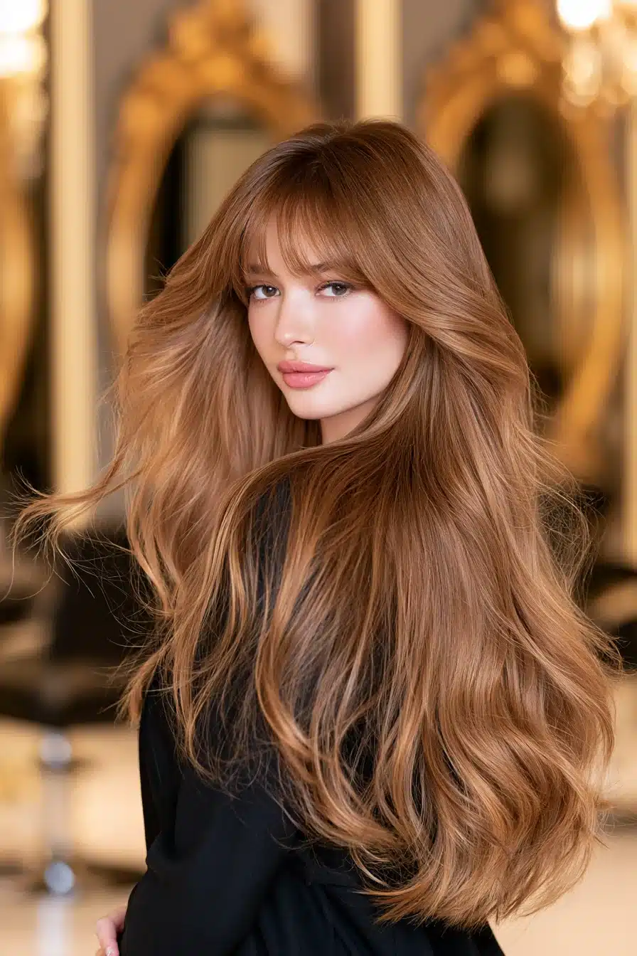 27 Gorgeous Layered Hair With Bangs Ideas For A Fresh New Look