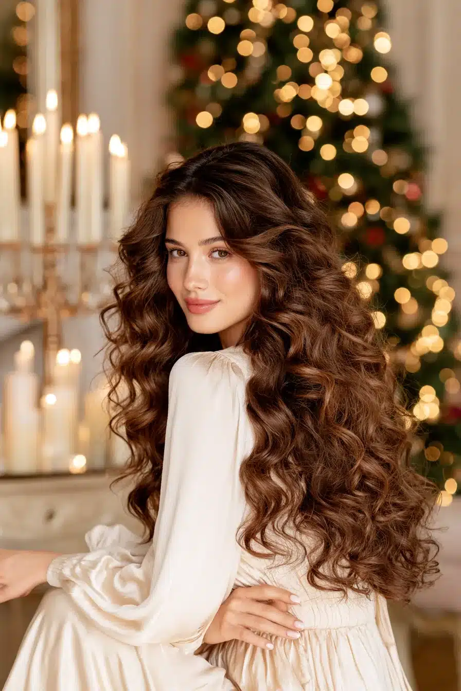 27 Gorgeous Christmas Hair Ideas For A Magical Festive Look