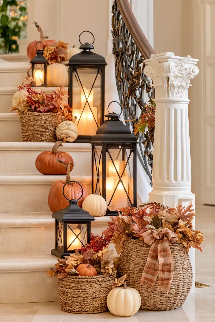 27 Cozy Fall Lantern Decor Ideas To Brighten Your Home