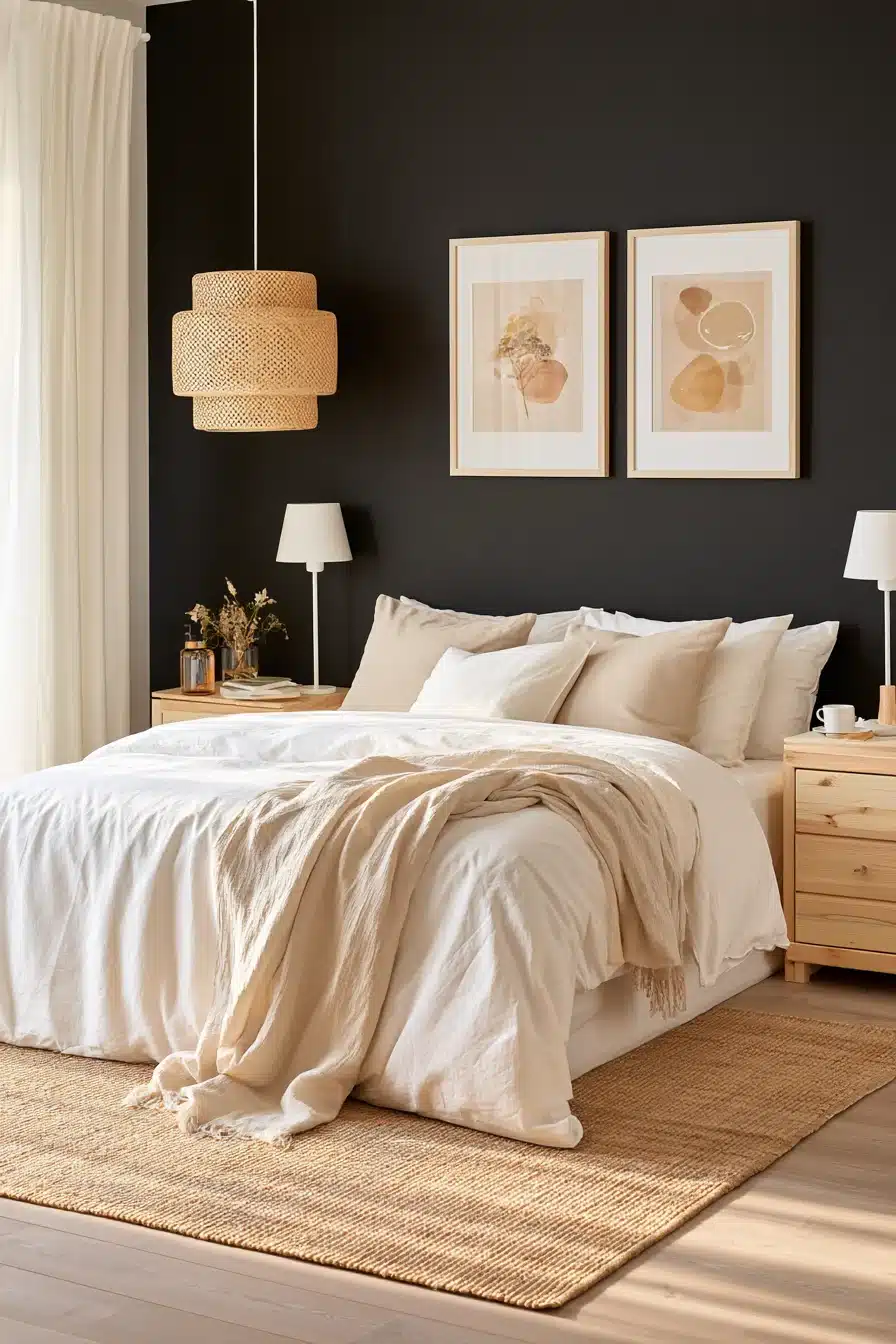 27 Stunning Black Accent Wall Bedroom Ideas For A Stylish Makeover