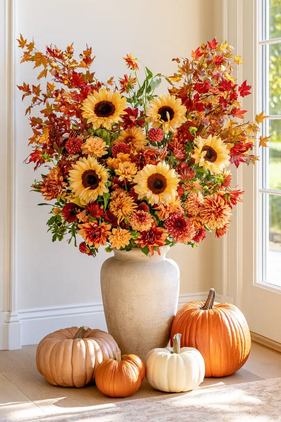 27 Cozy Fall Entryway Decor Ideas For A Warm Welcome