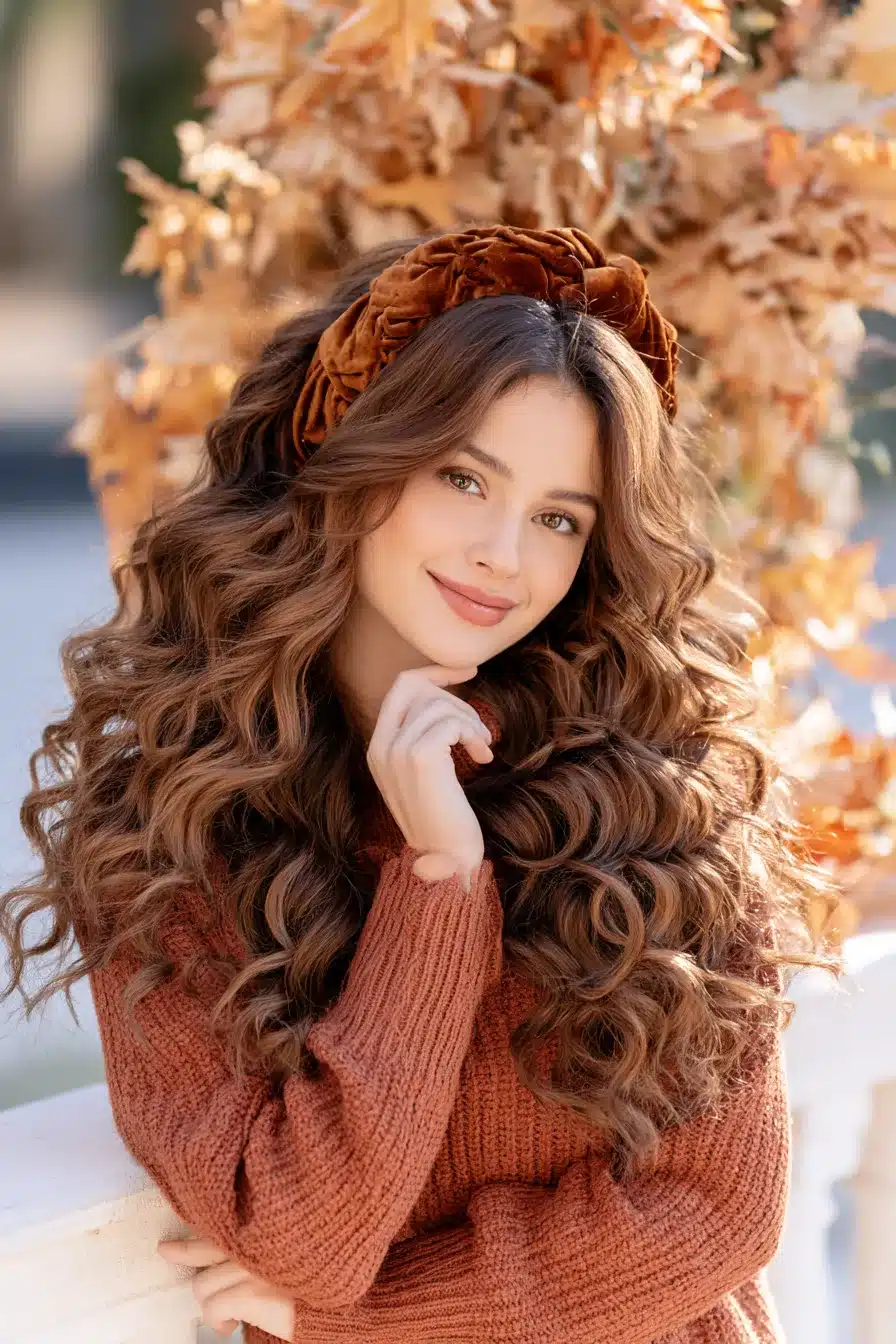 27 Gorgeous Autumn Curly Hairstyles for a Cozy Seasonal Look