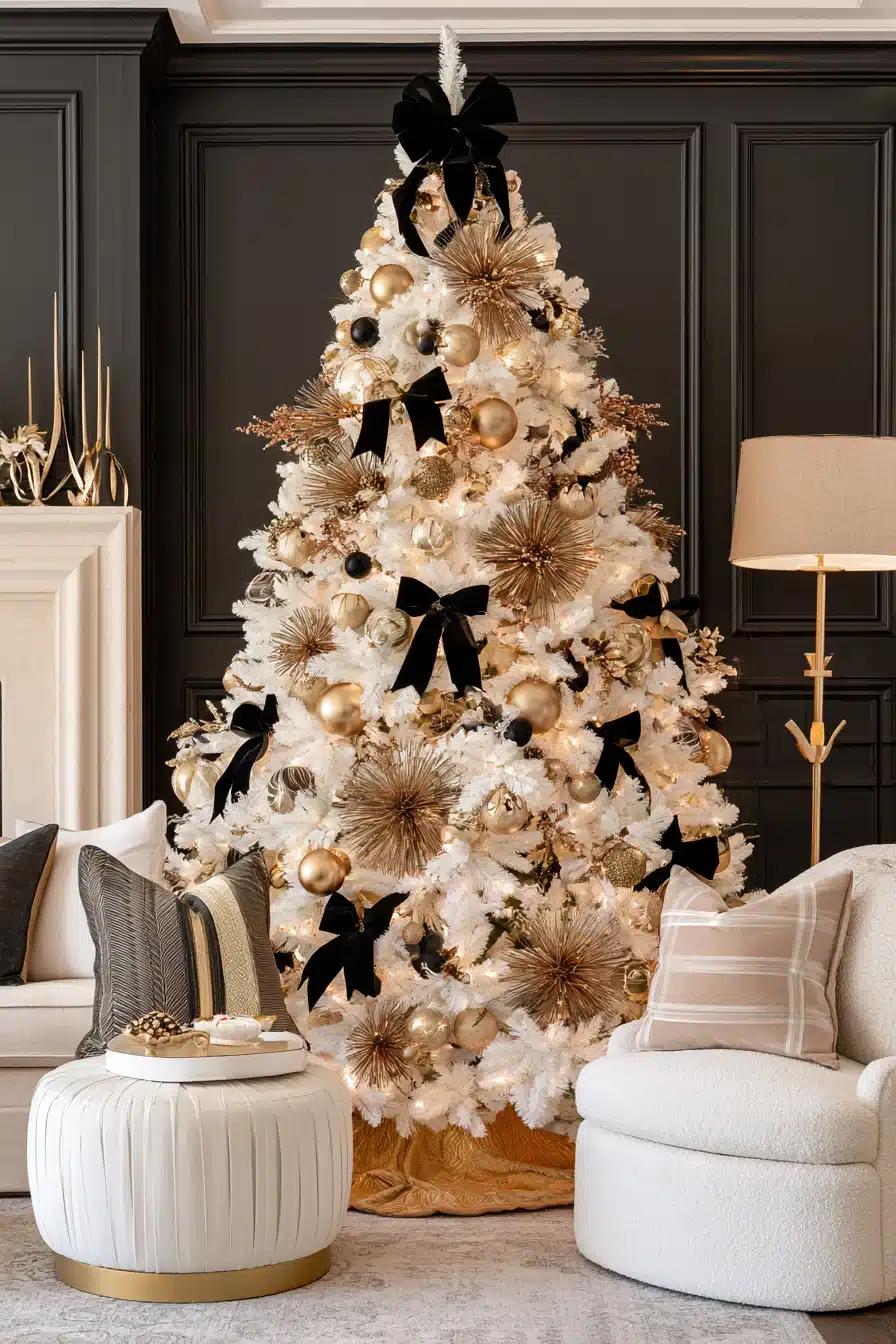 27 Magical White Christmas Tree Ideas For A Dreamy Holiday Home
