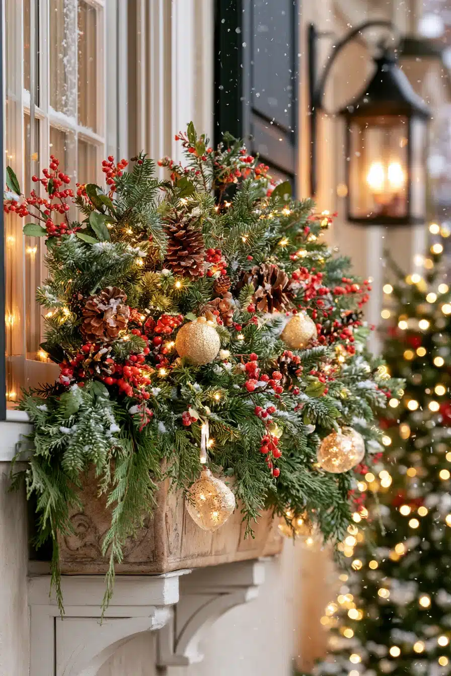 27 Magical Front Porch Christmas Decor Ideas For A Warm Festive Welcome