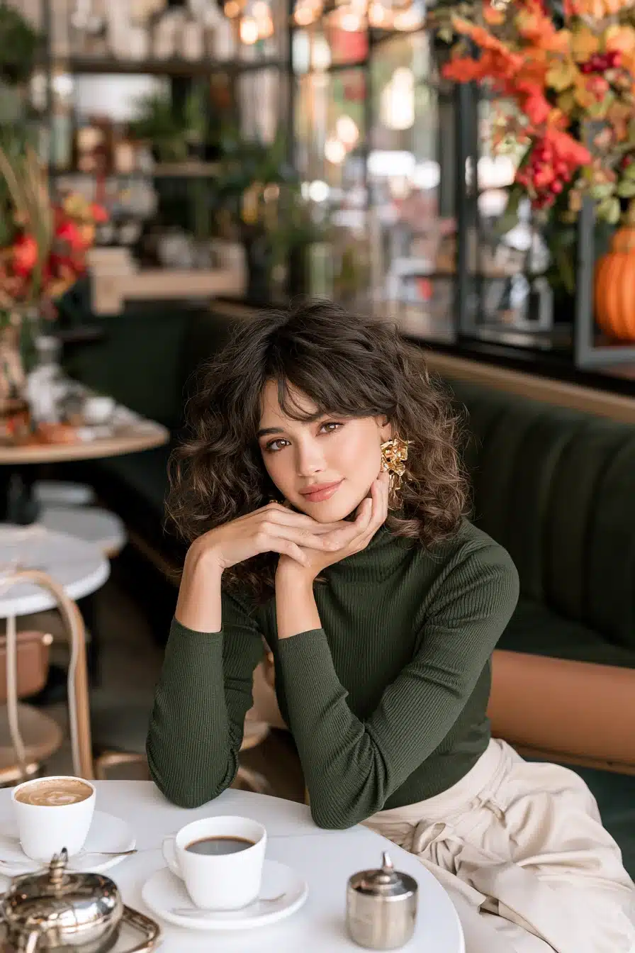 27 Gorgeous Autumn Curly Hairstyles for a Cozy Seasonal Look