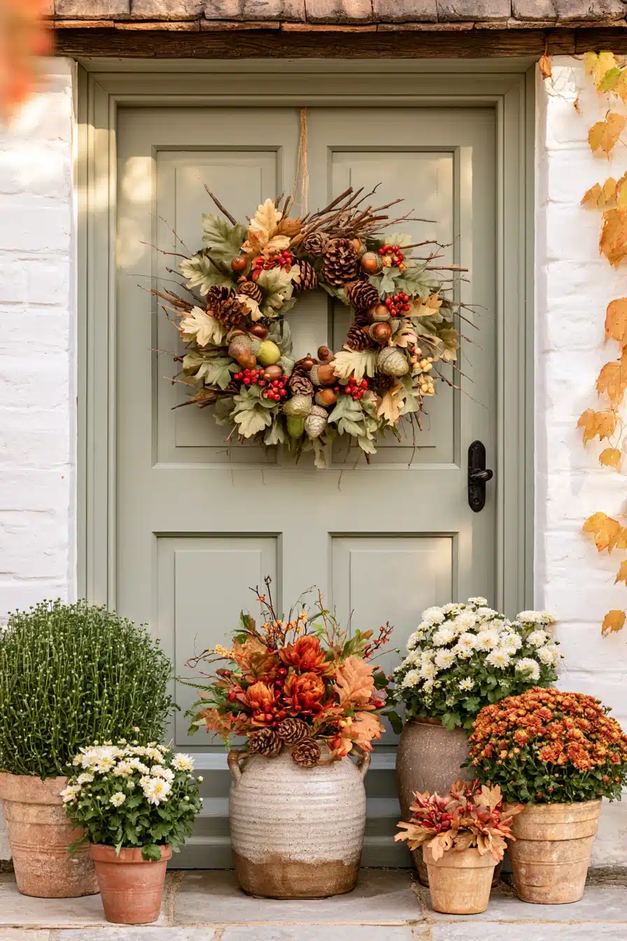 27 Easy DIY Fall Wreaths For A Welcoming Front Door