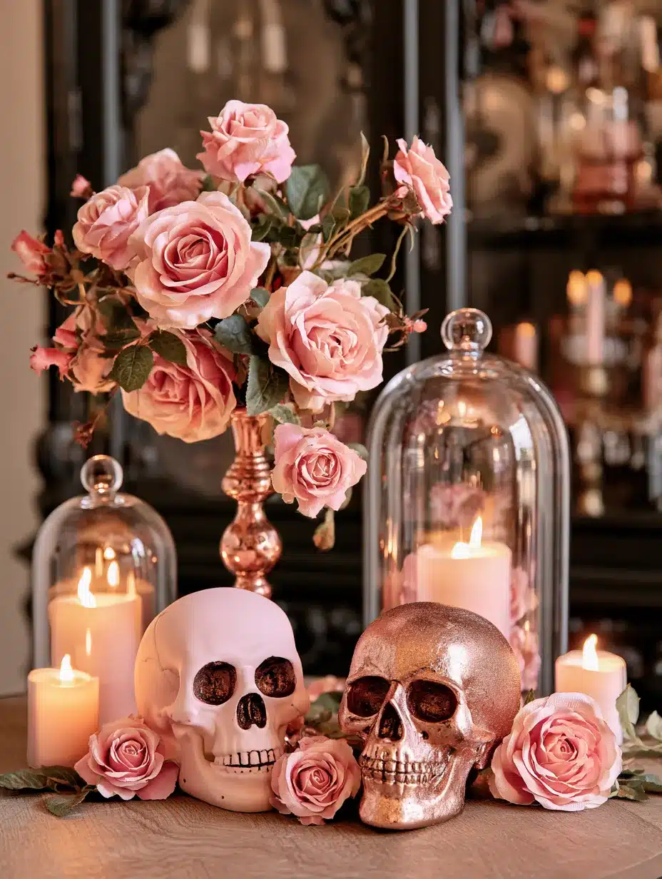 27 Enchanting Pink Halloween Decor Ideas For A Playfully Spooky Home