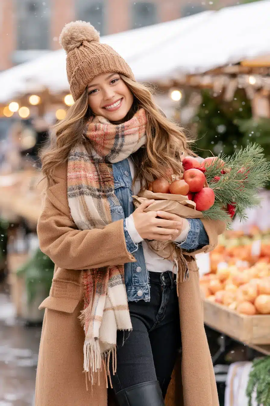 27 Cozy Winter Outfits With Scarves For Effortless Style