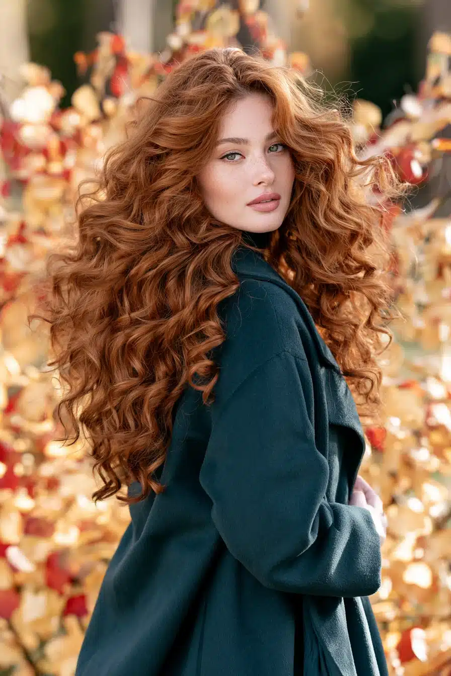 27 Gorgeous Autumn Curly Hairstyles for a Cozy Seasonal Look