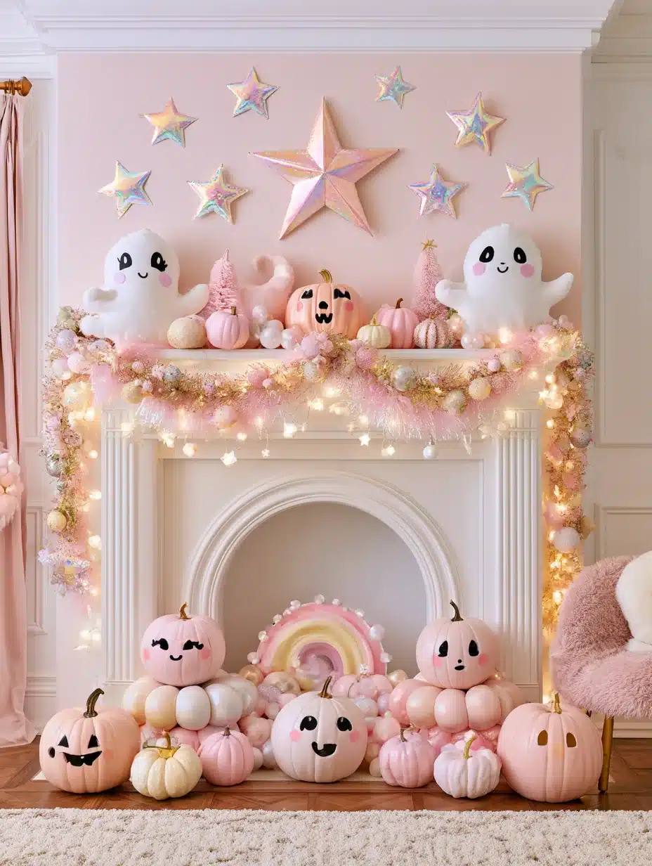 27 Enchanting Pink Halloween Decor Ideas For A Playfully Spooky Home