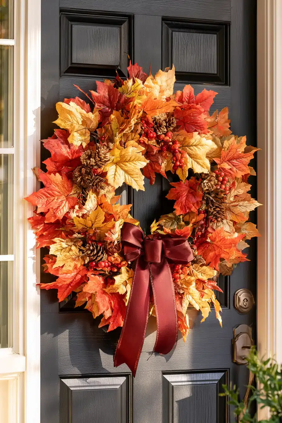 27 Easy DIY Fall Wreaths For A Welcoming Front Door