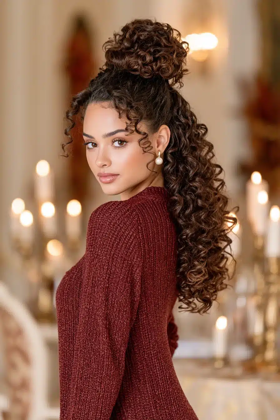 27 Gorgeous Autumn Curly Hairstyles for a Cozy Seasonal Look