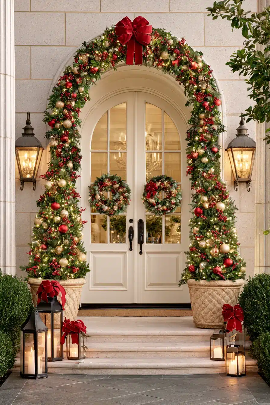 27 Magical Front Porch Christmas Decor Ideas For A Warm Festive Welcome