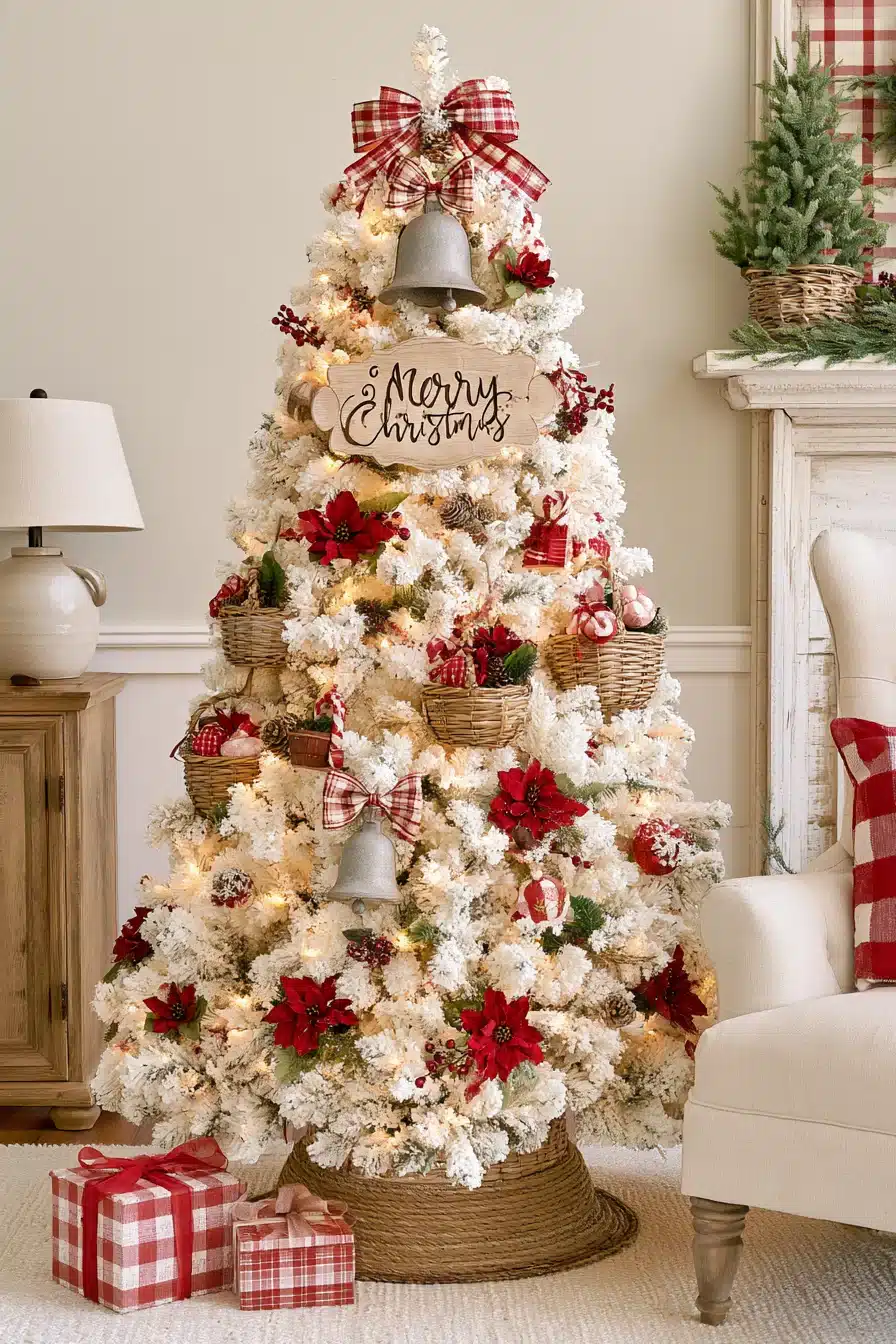 27 Magical White Christmas Tree Ideas For A Dreamy Holiday Home