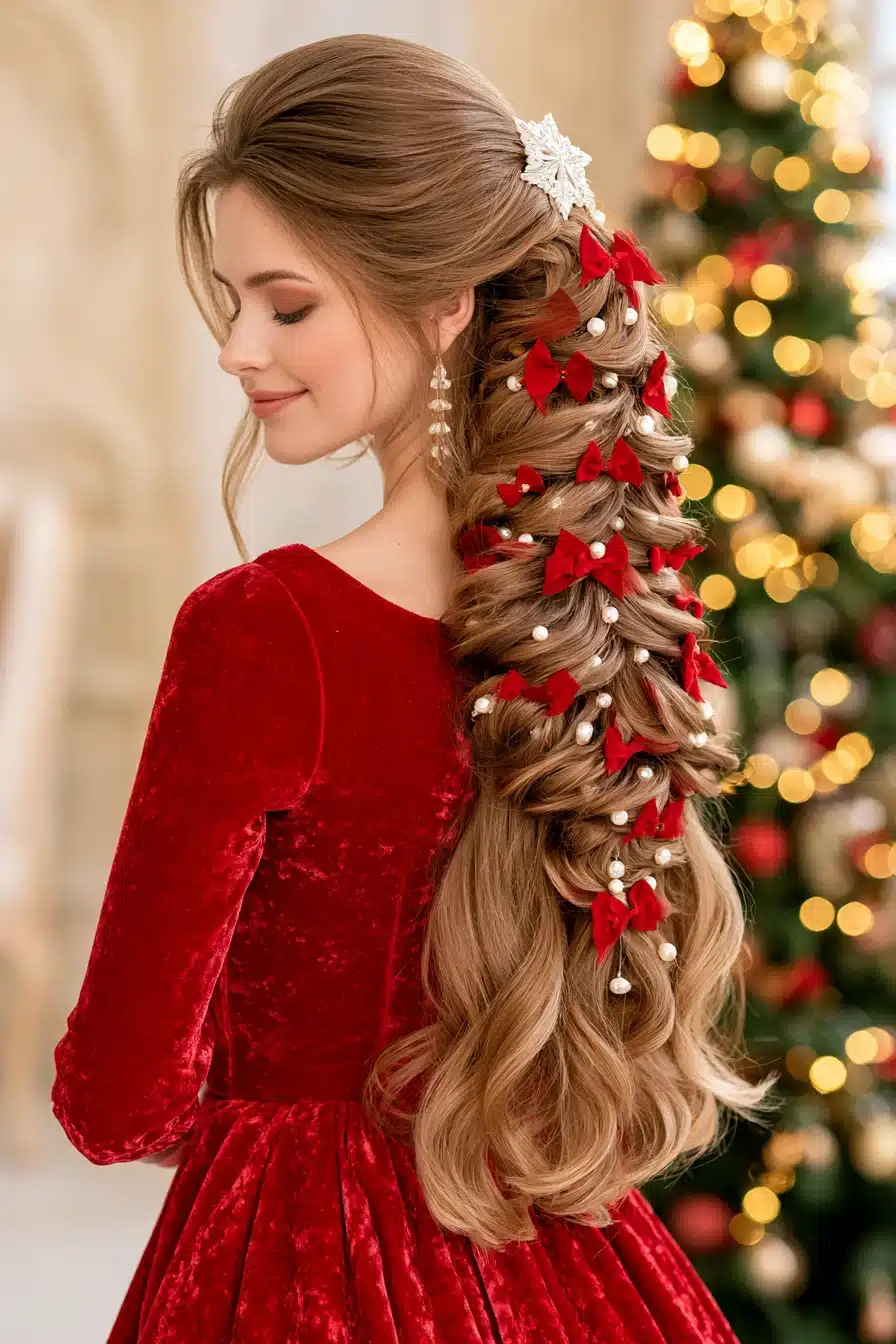 27 Gorgeous Christmas Hair Ideas For A Magical Festive Look
