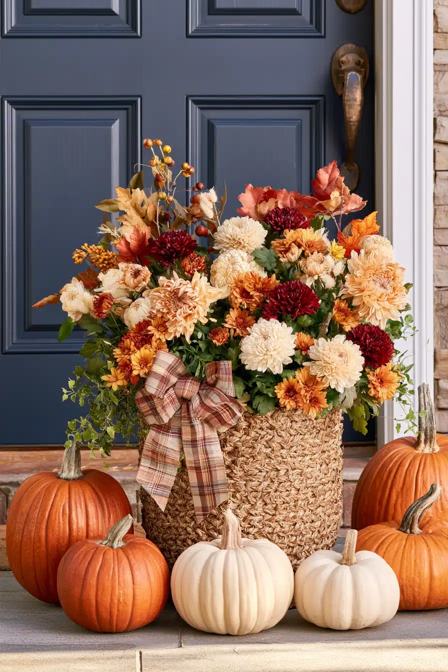 27 Easy DIY Fall Wreaths For A Welcoming Front Door
