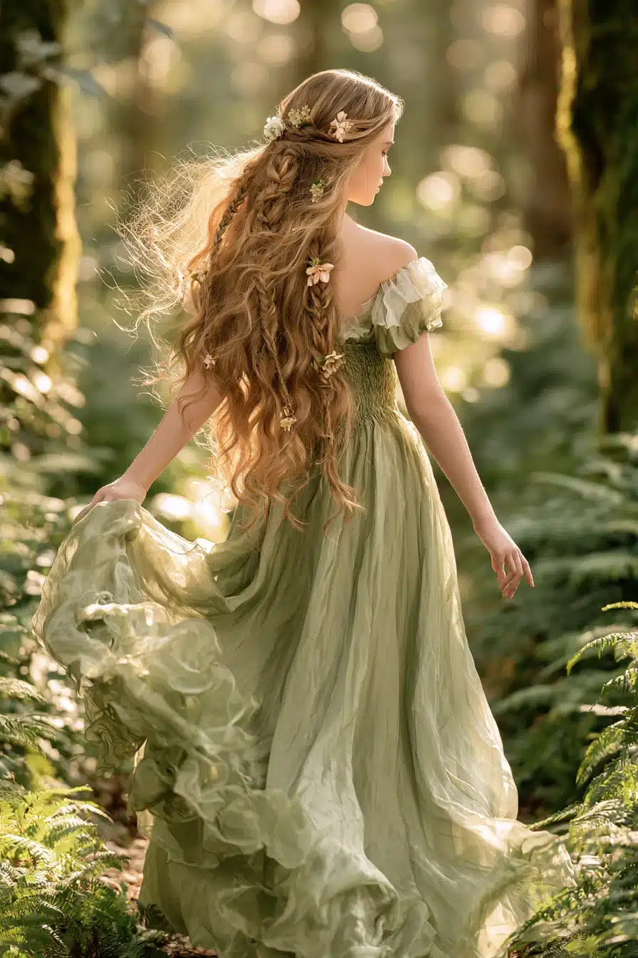 27 Dreamy Cottagecore Aesthetic Hairstyles for a Romantic Natural Look