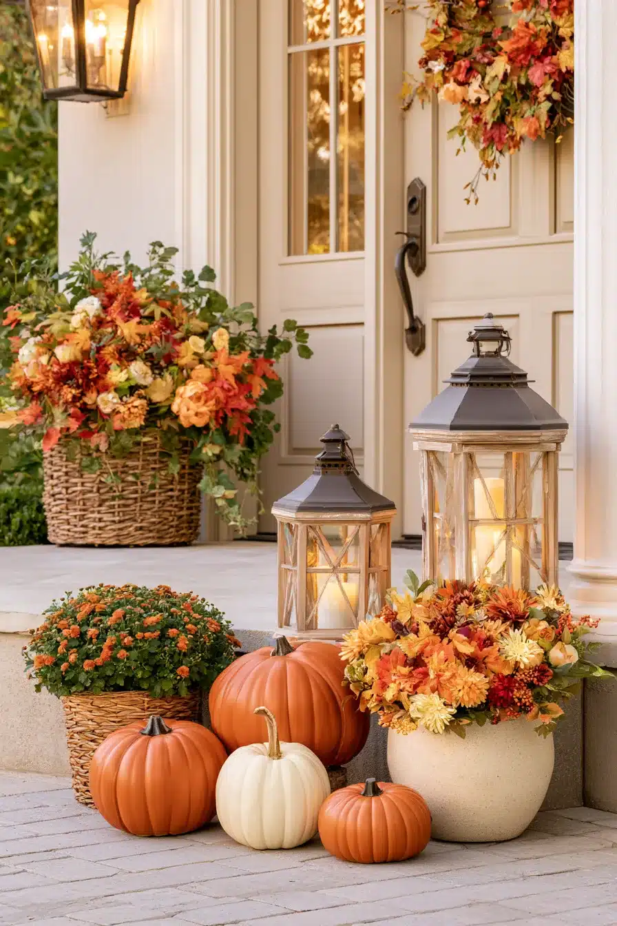 27 Cozy Fall Lantern Decor Ideas To Brighten Your Home