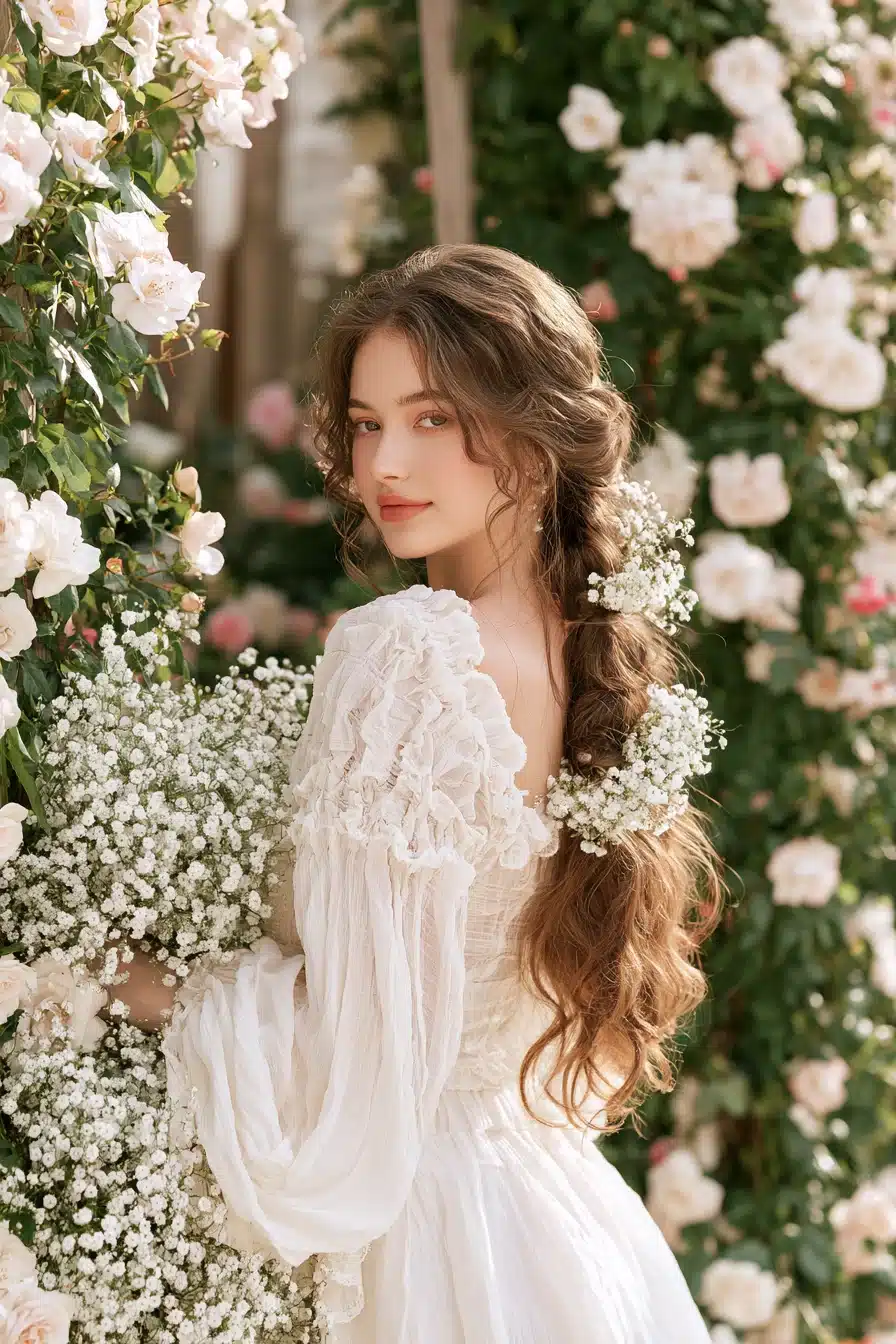 27 Dreamy Cottagecore Aesthetic Hairstyles for a Romantic Natural Look