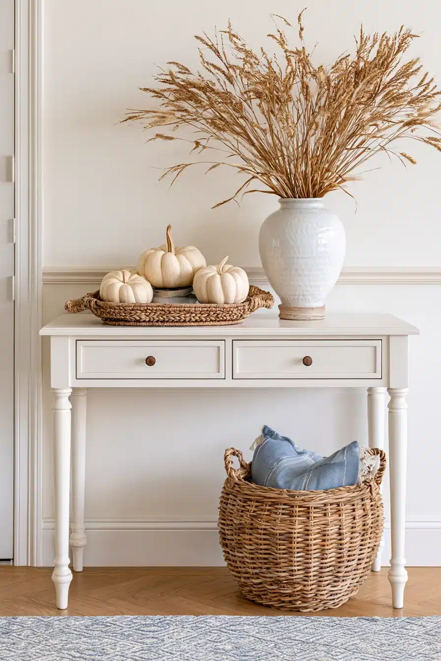 27 Cozy Fall Entryway Decor Ideas For A Warm Welcome