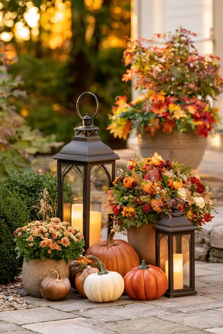 27 Cozy Fall Lantern Decor Ideas To Brighten Your Home