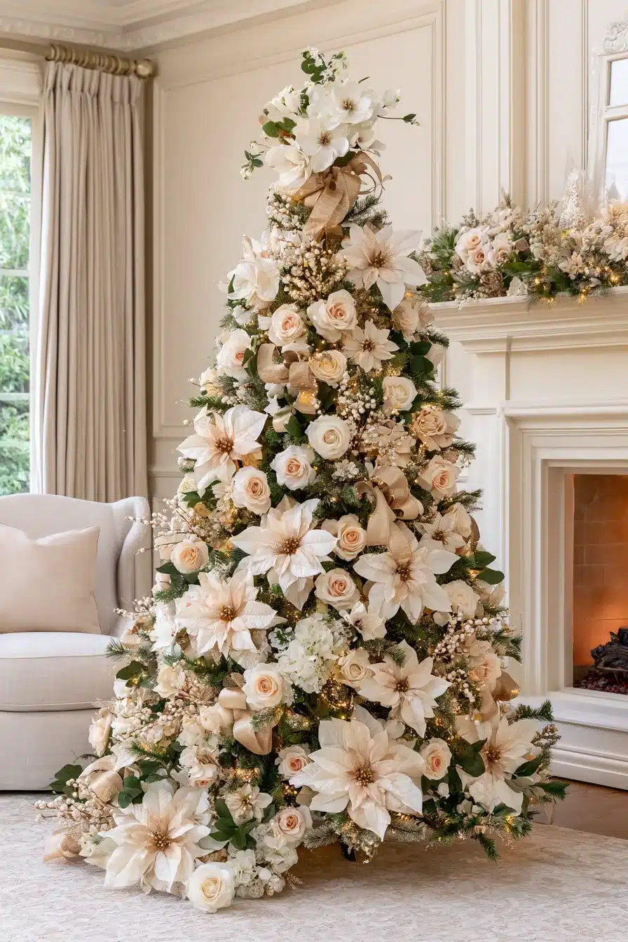 27 Magical White Christmas Tree Ideas For A Dreamy Holiday Home