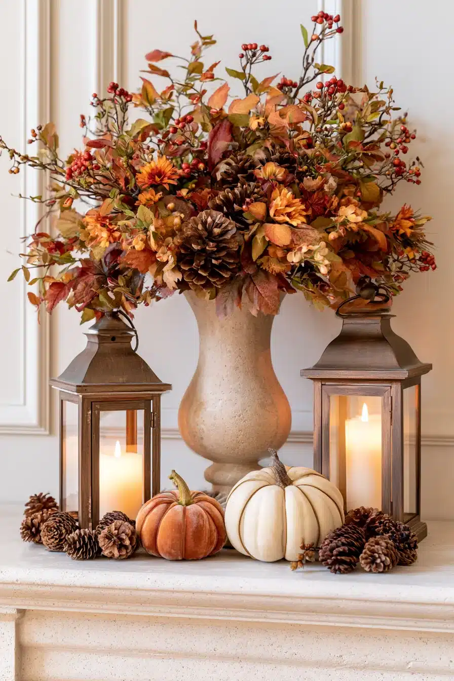 27 Cozy Fall Lantern Decor Ideas To Brighten Your Home