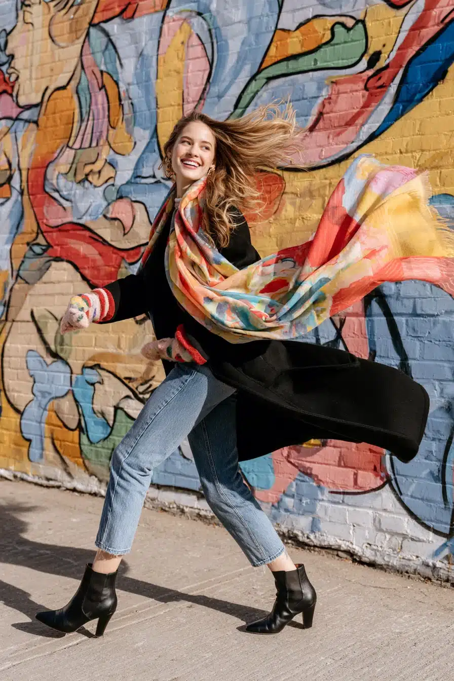 27 Cozy Winter Outfits With Scarves For Effortless Style