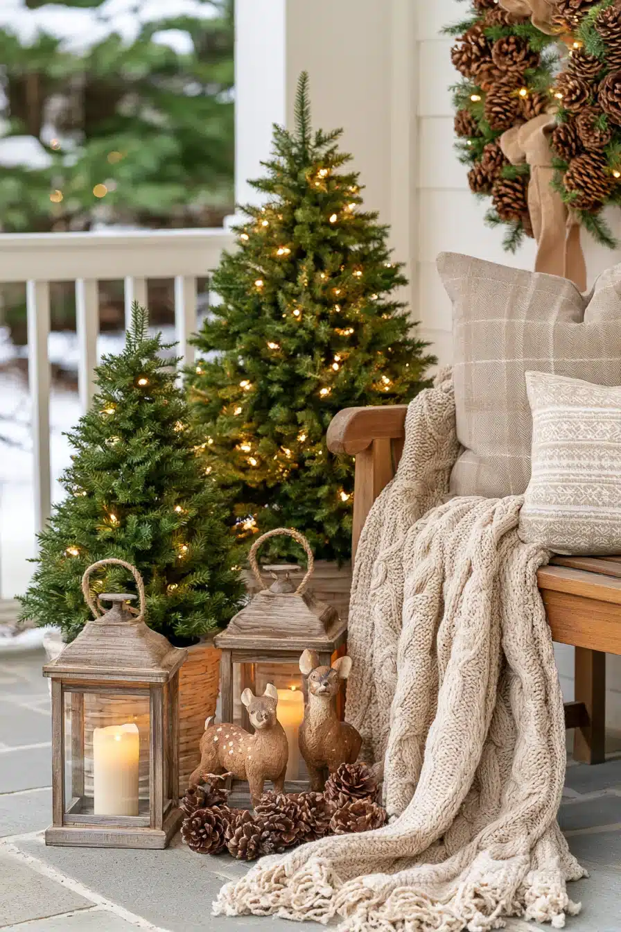 27 Magical Front Porch Christmas Decor Ideas For A Warm Festive Welcome