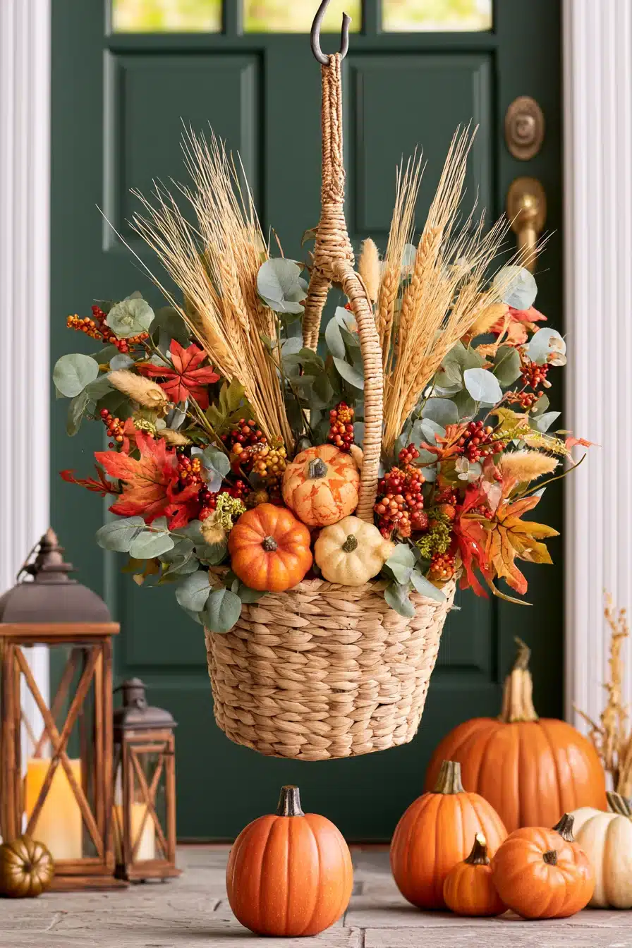 27 Easy DIY Fall Wreaths For A Welcoming Front Door