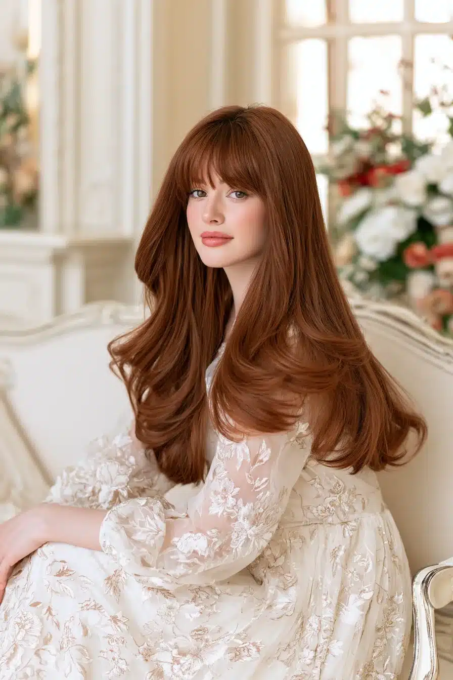 27 Gorgeous Layered Hair With Bangs Ideas For A Fresh New Look