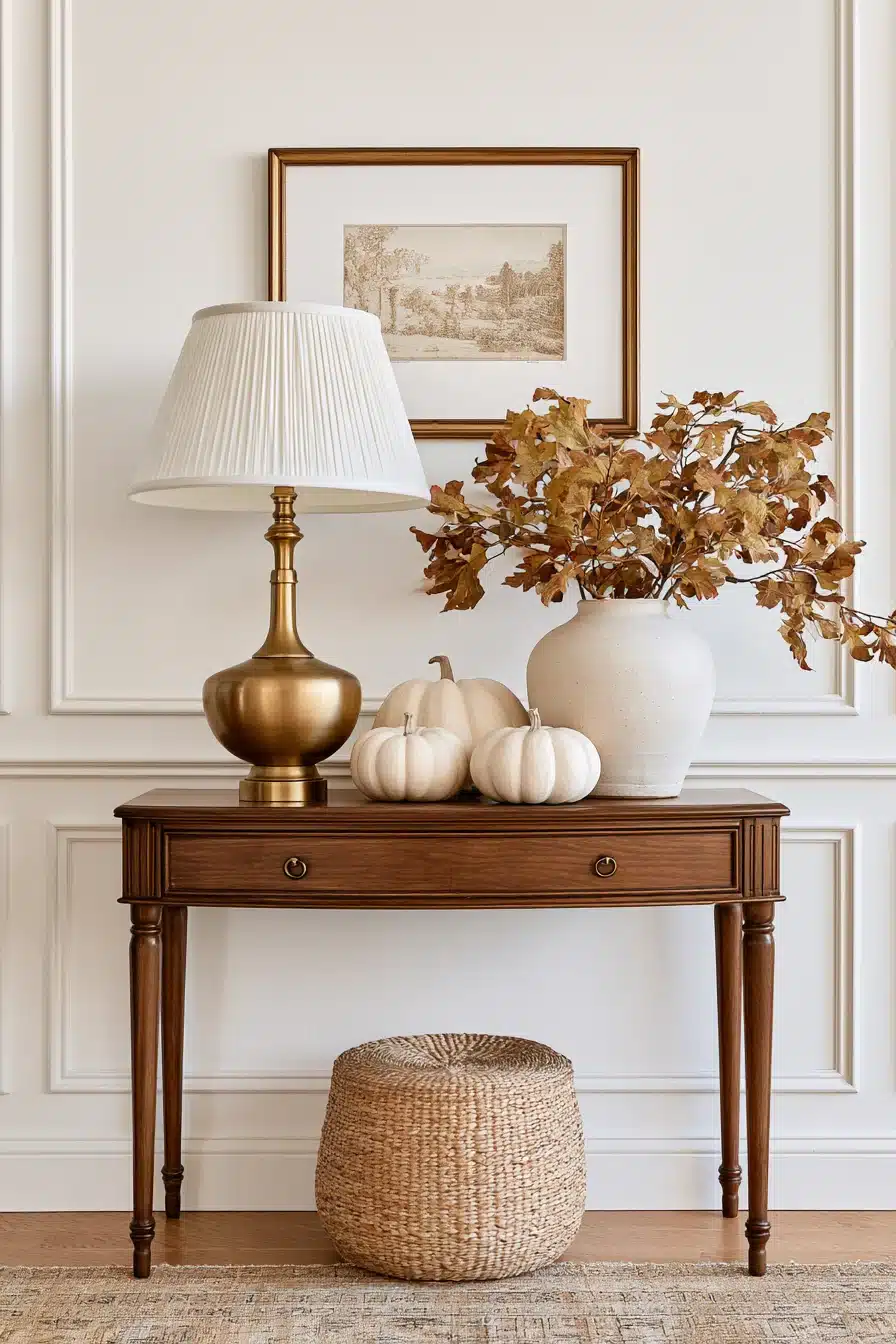 27 Cozy Fall Entryway Decor Ideas For A Warm Welcome