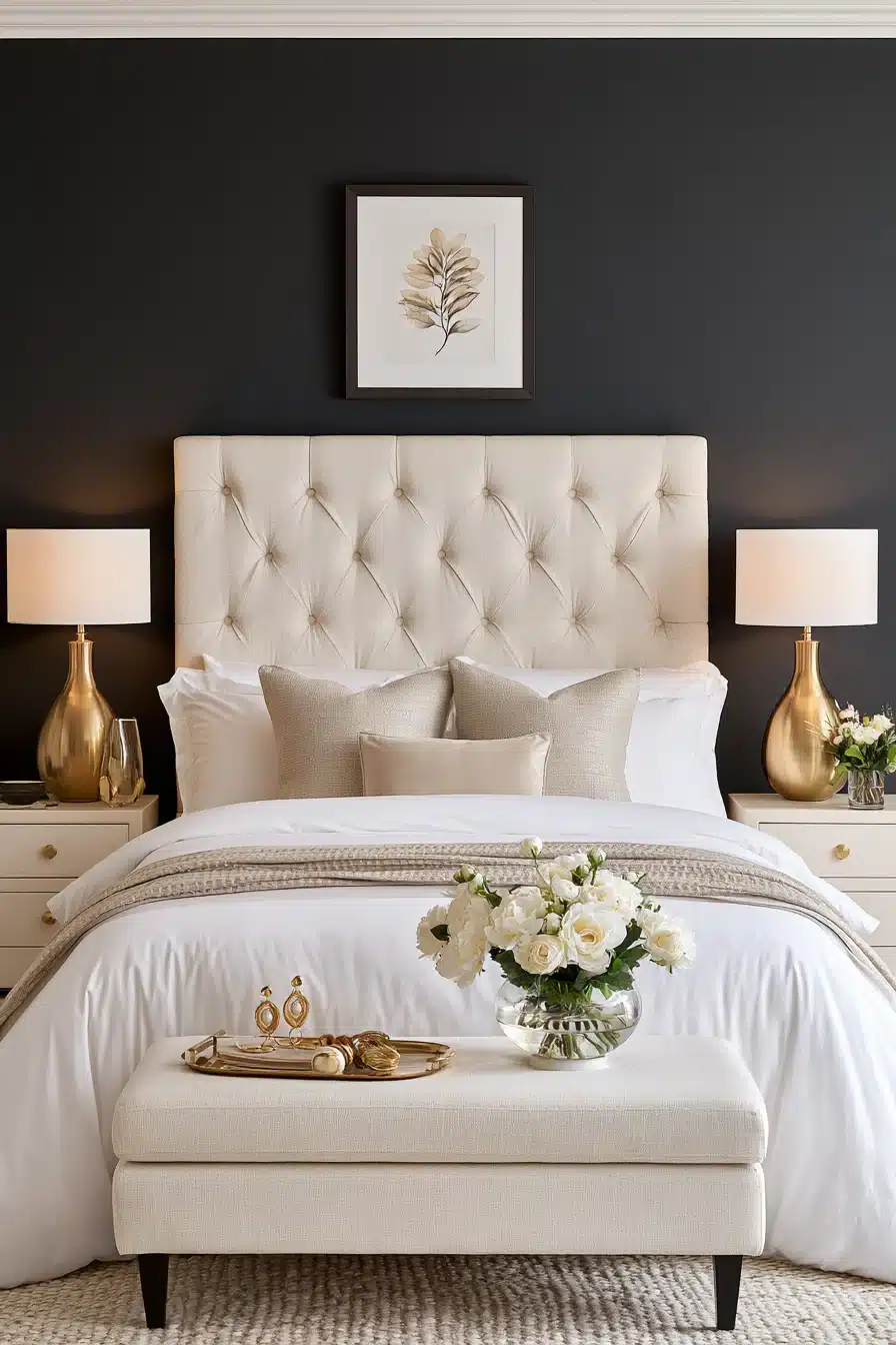 27 Stunning Black Accent Wall Bedroom Ideas For A Stylish Makeover