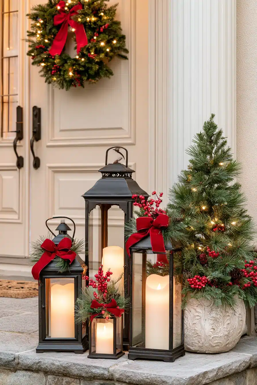 27 Magical Front Porch Christmas Decor Ideas For A Warm Festive Welcome